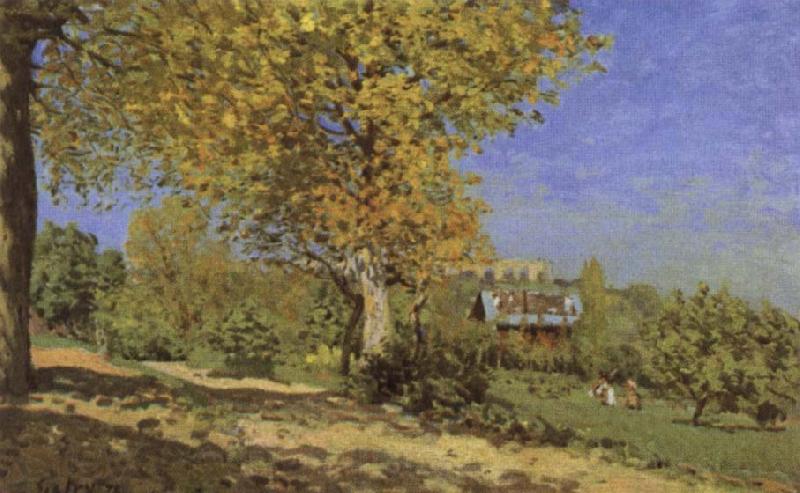 Alfred Sisley Landscape at Louveciennes Norge oil painting art